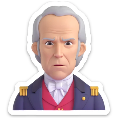 Henry Clay, 19th-century American statesman, looking mad sticker