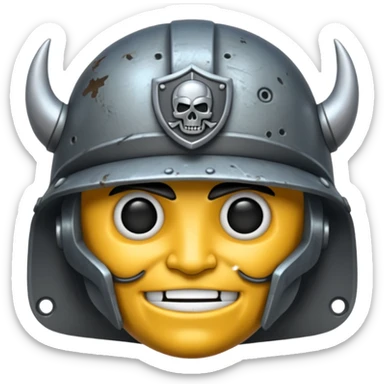 an emoji of a raider from arc raiders sticker