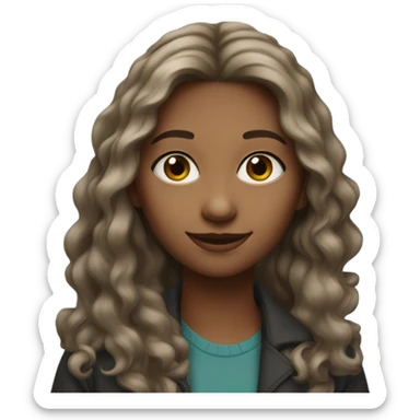 Nice pretty girl
 sticker