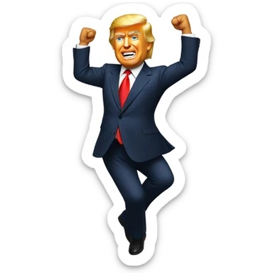 Donald Trump Dancing sticker