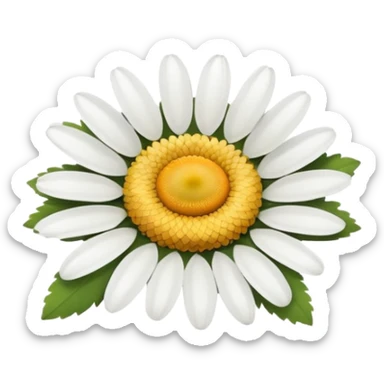 Daisy flower sticker