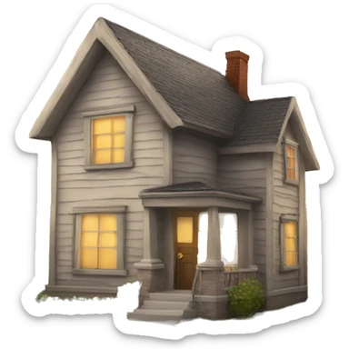 house with a for rent sig sticker
