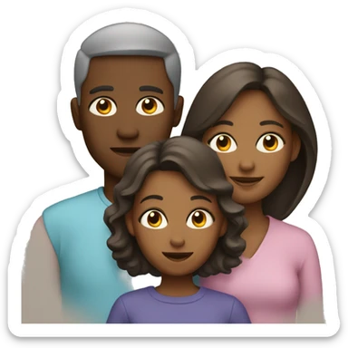 Family of four sticker