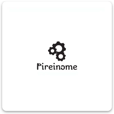 Professional business logo with elegant design sticker