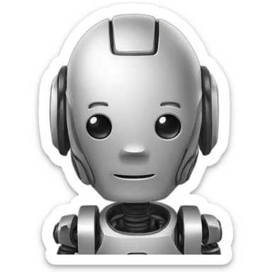 Google mascot logo 2011 robot sticker