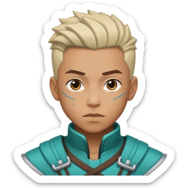 Ekko from the Arcane (a Netflix animation) sticker
