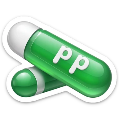 pharmacy sign green pl sticker