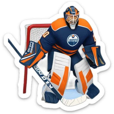Goalkeaper of icehockey sticker