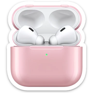 baby pink airpod max sticker