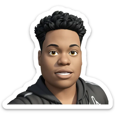 boy with black hair outdoors sticker