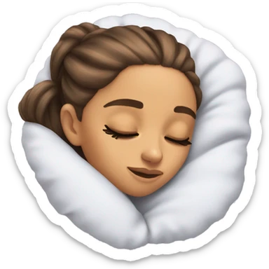 Ariana Grande sleeping sticker