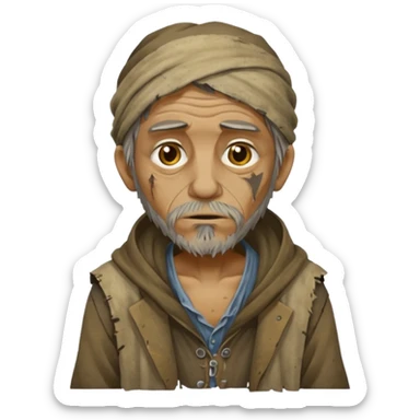 beggar sticker