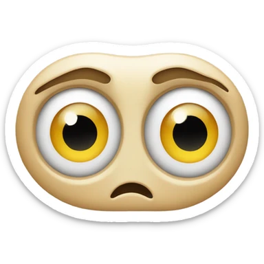 Eyes rolling sticker