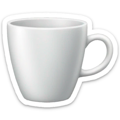 empty cup sticker