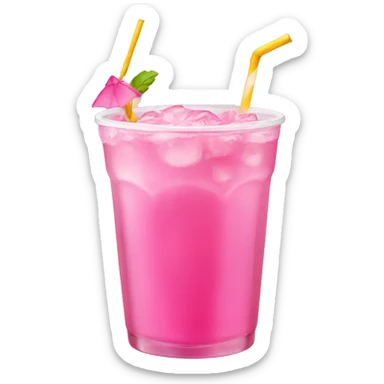 pink drink sticker