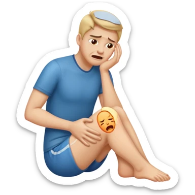 Knee pain sticker