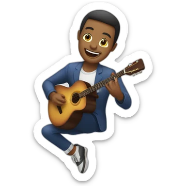 boneco dançando forró sticker