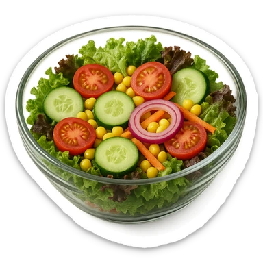 BOWL DI INSALATA,  iperrealistico 4k sticker