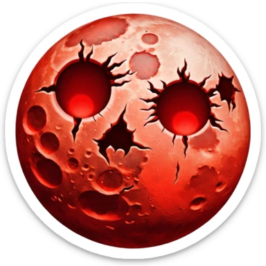 BLOOD MOON sticker