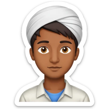 it must look like a indian boy from india who is 21 year old ,he is a software engineer sticker