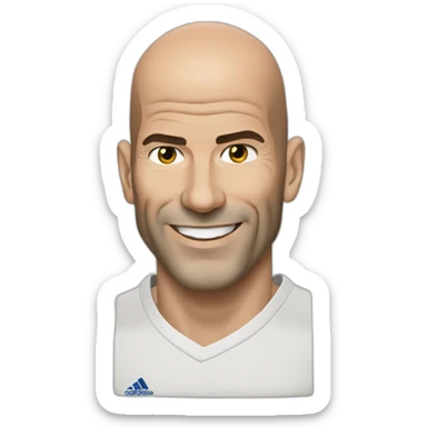 Zinedine Zidane sticker