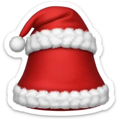 christmas hat for a website log only the hat sticker