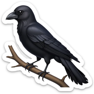 crow sticker