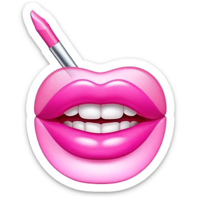 Lip Gloss rhode  sticker