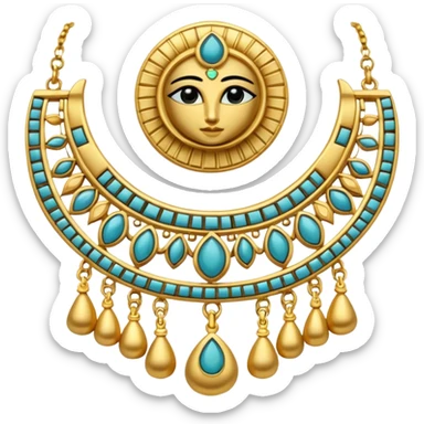 Egyptian takı with Gold Details sticker
