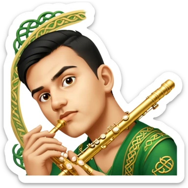 Irish Musician sticker