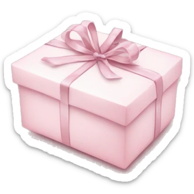 Light pink Christmas gifts under a white Christmas tree  sticker