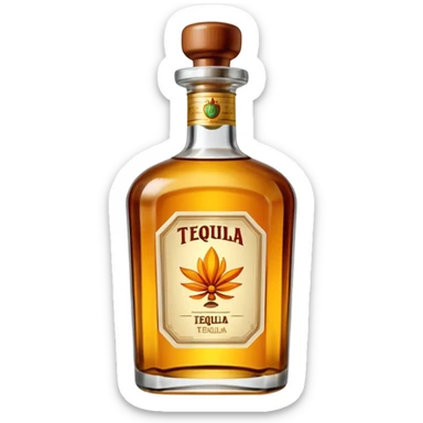 Bottle of Tequila sticker