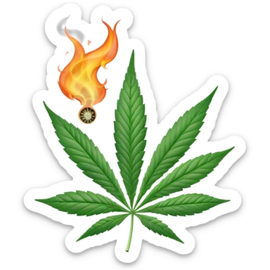 🍃🚬 thc cannabis sticker