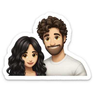 camila cabello and Shawn mandes sticker