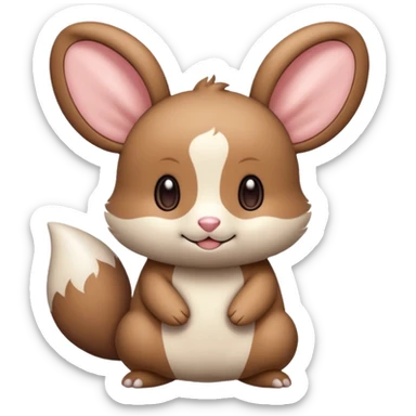 Teddiursa-Minccino-Vu-fusion  sticker