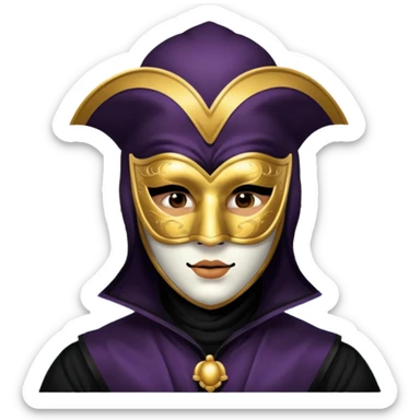 masked guy venice sticker