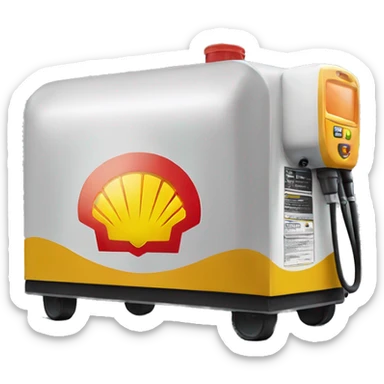Create full hd emojis of Shell fuel company sticker