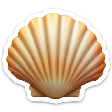 Sunset shell  sticker