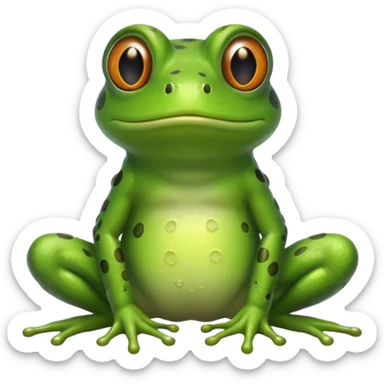 Dumb frog sticker