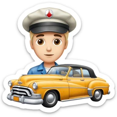 Obession with Old Cars  sticker