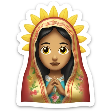 virgen de guadalupe sticker