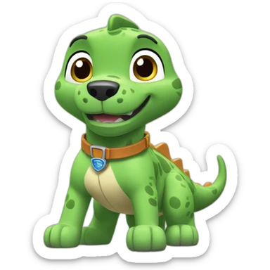 paw patrol dino sticker