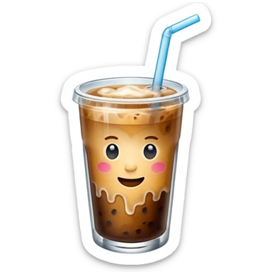 Une Tasse de cafe Givrée  sticker