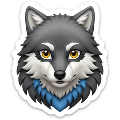 Omega Wolf sticker
