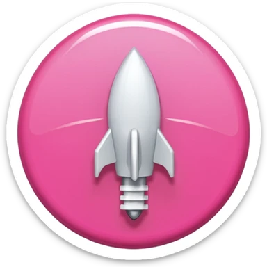 fleche directionelle blache sur fond de couleur rose sur un bouton   sticker