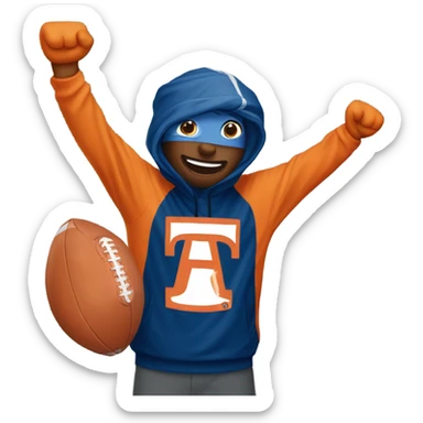 Auburn University super sports fan sticker