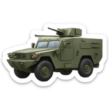 Military car sticker