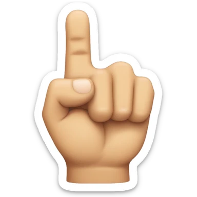 hand sign for hang loose  sticker