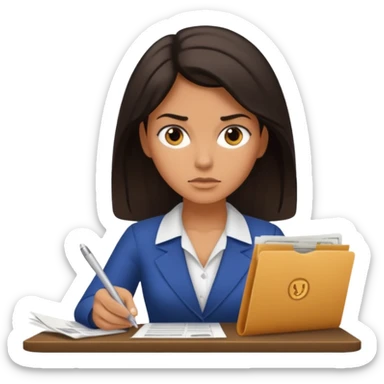 pago de cuentas, mujer sticker