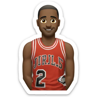 Kelton with retro Jordan’s  sticker